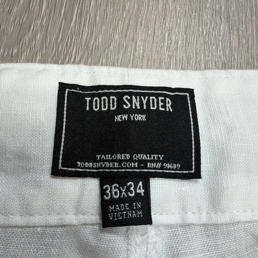 Todd Snyder Gurkha 100% Linen Pants Pleated Belted 36x29 Mens Brown Plaid